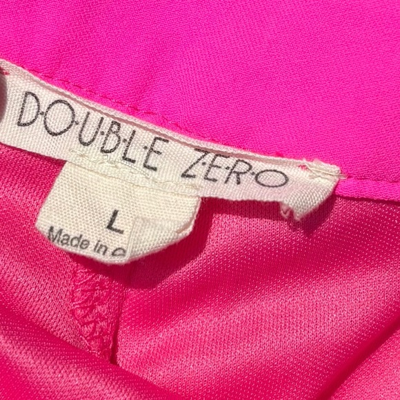 Hot Pink Scalloped Hem Edge Shorts in size Large by Double Zero EUC - Picture 4 of 4